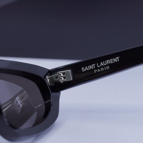 Saint Laurent SL634 NOVA 001 Cat Eye Sunglasses – Black - Picture 7 of 12